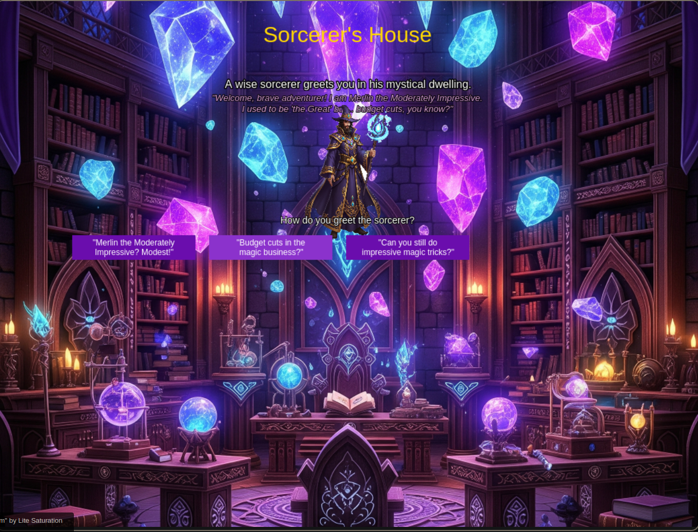 Isle of Adventure - Sorcerer Scene