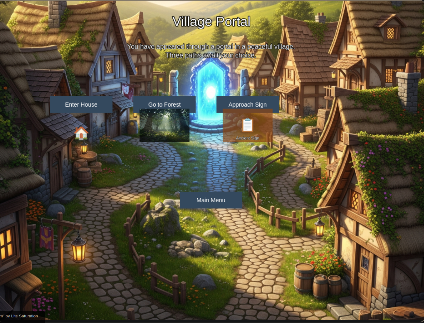 Isle of Adventure - Village Scene